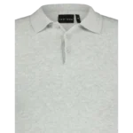 SAINTSTEVE_CHRIS_19481_WHITEMELANGE_3 Saint Steve Polo Chris 19481 Lichtgrijs