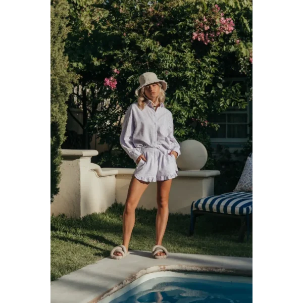 Colourful Rebel Blouse WB115852 Paars