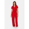 Sisters Point Jumpsuit 11967 Grey Ruby Red