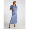 Neo Noir Rok Kort 159588 Vicky Smoke blue
