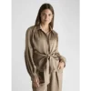 Neo Noir Blouse L.mouw 160801 Naja Dark taupe