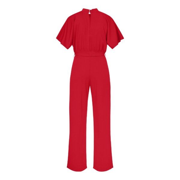 9373-10-girl-ju-7 Sisters Point Jumpsuit 11840 Girl Ruby Red