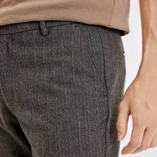 AlbertPL_872-Cool_Taupe_Melange-40159-31147_DETAIL_2 PLAIN Broek Josh 40158 872 Taupe