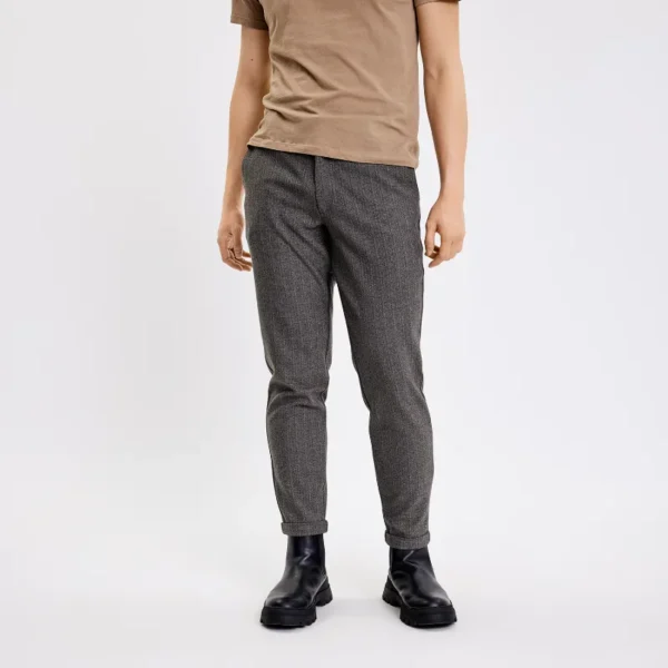 AlbertPL_872-Cool_Taupe_Melange-40159-31147_FRONT PLAIN Broek Josh 40158 872 Taupe