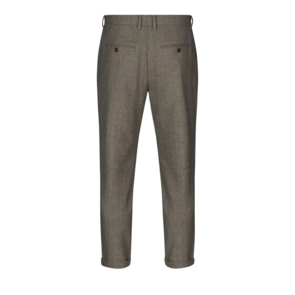 AlbertPL_872-Cool_Taupe_Melange-40159-31147_GINE_BACK PLAIN Broek Josh 40158 872 Taupe