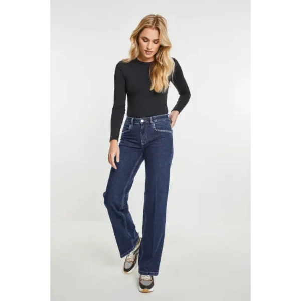 Parami Broek Mira FW241.212310 D40 Blauw