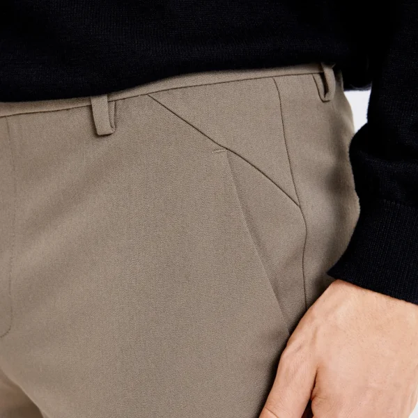 JoshPL_843-Walnut-40152-31099_DETAIL_2 PLAIN Broek Josh 40252 843 Walnut