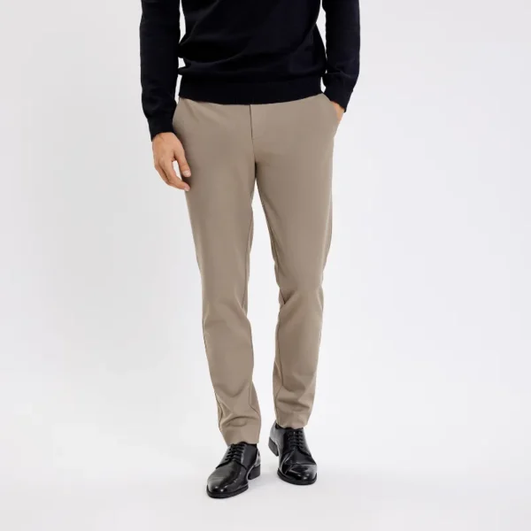 JoshPL_843-Walnut-40152-31099_FRONT PLAIN Broek Josh 40252 843 Walnut