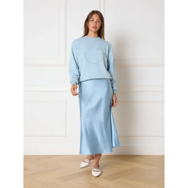 R2407820460_200_02 Refined Department Sweater Femme R2407820460 Blauw