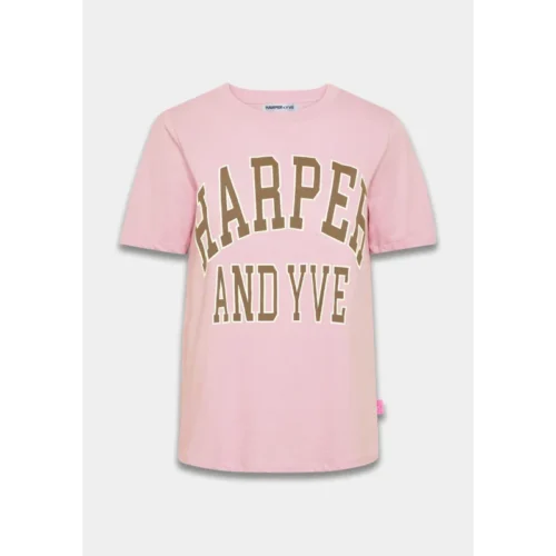 Harper&Yve Top Varsity AW24Y302 Roze