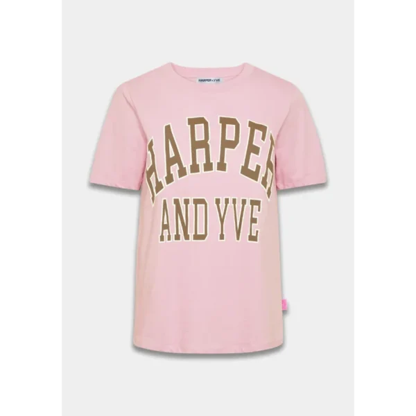 Harper&Yve Top Varsity AW24Y302 Roze