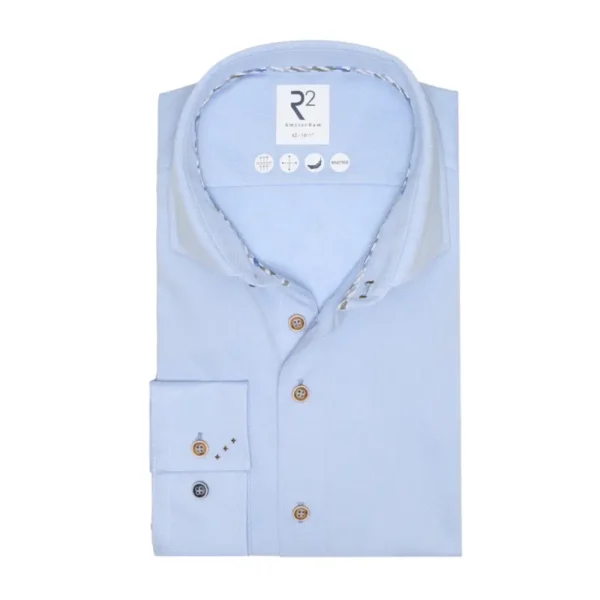 R2 Overhemd 126.WSP.002 018 Licht Blauw