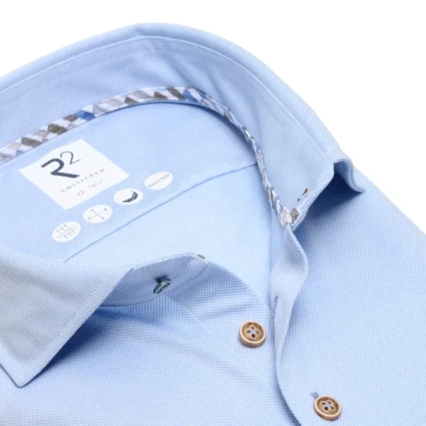 R2 Overhemd 126.WSP.002 018 Licht Blauw