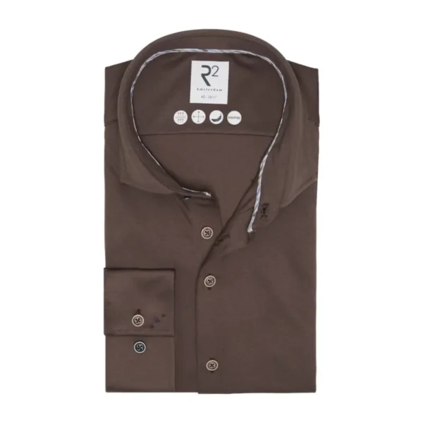 126.WSP.002_040_1 R2 Overhemd 126.WSP.002 040 Bruin