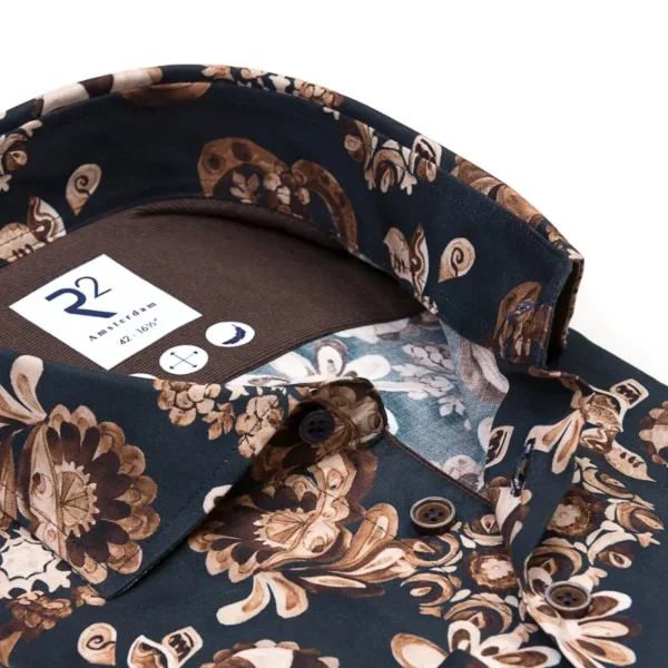 126.WSP.040_010_2 R2 Overhemd 126.WSP.040 010 Blauw