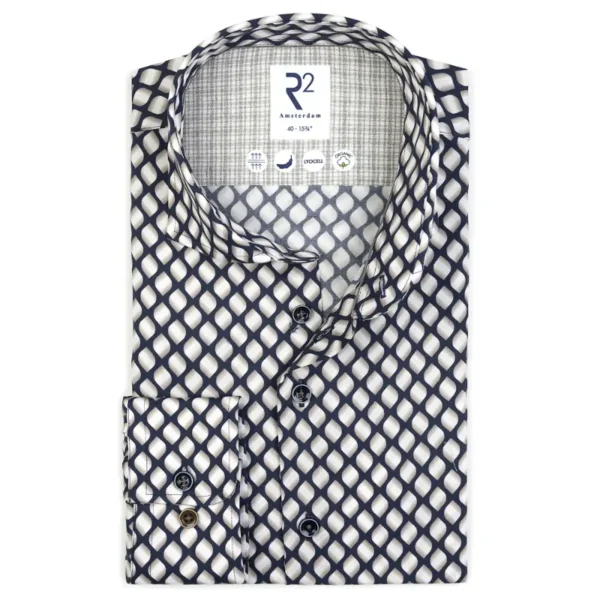 126.WSP.062_010_1 R2 Overhemd 126.WSP.062 010 Blauw