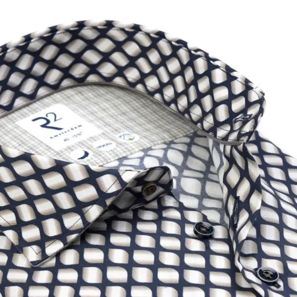 126.WSP.062_010_2 R2 Overhemd 126.WSP.062 010 Blauw