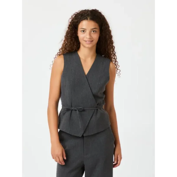 161306_132_2 Neo Noir Gilet Samara 161306 Grijs