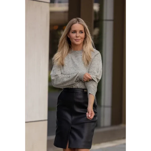 Fifth House Sweater Denise FH7-431 2405 Grijs