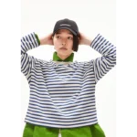 Armed Angels Sweater Frankaa stripe 30002833 Blauw