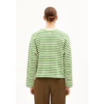 Armed Angels Sweater Frankaa stripe 30002833 Groen
