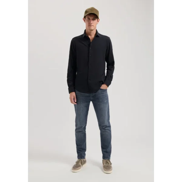 303702-AW24_999_3 Dstrezzed Overhemd Bo 303702-AW24 Zwart