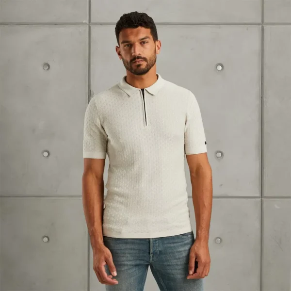 CPSS2408824-7014_model_1 Cast Iron Polo CPSS2408824 Off-White