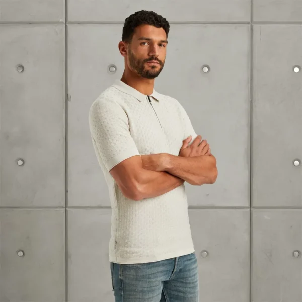 CPSS2408824-7014_model_2 Cast Iron Polo CPSS2408824 Off-White