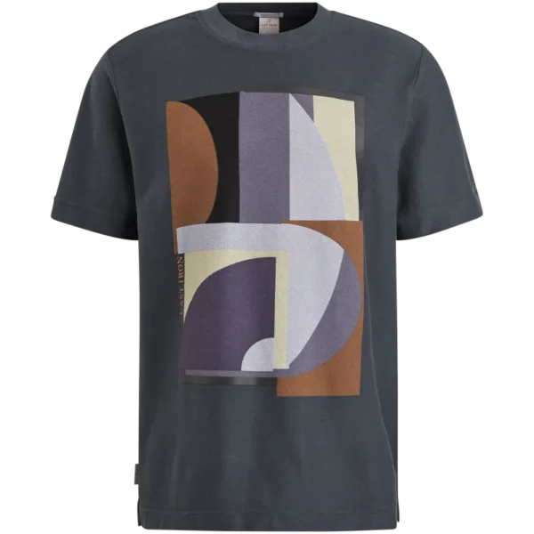 CTSS2408564-5113_front Cast Iron T-Shirt CTSS2408564 Blauw