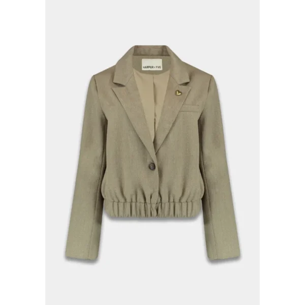 FREDERIQUE-BL-5 Harper&Yve Blazer Frederique AW24N209 Bruin