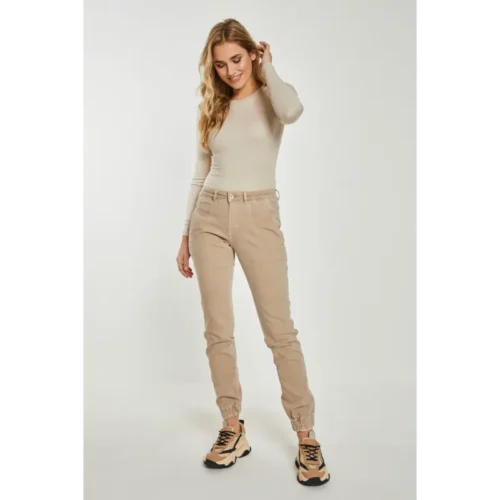 Parami Broek Bowie FW241.223316 Beige