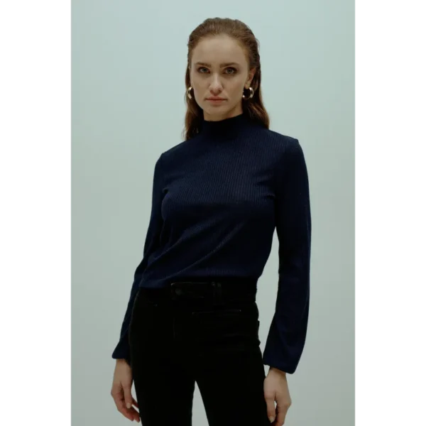 FW24_HOMAGE_H-CW24M67_StripedTurtleNeckTop_MidnighMelang_64,99_H-CWH-CW24M88_Jane-FlaredJeansWithPockets_119,99(2)-3221 Homage Jeans Jane H-CW24M88 Zwart