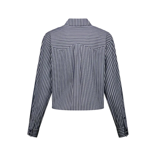 Fh6375_2405_9195_3.1 Fifth House Blouse Dallas FH6-375 2405 Donkerblauw