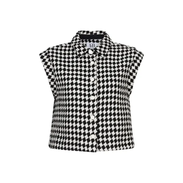 Lofty-Manner_Autumn-1-2024_615_PH45 Lofty Manner Gilet Candece PH45 Zwart