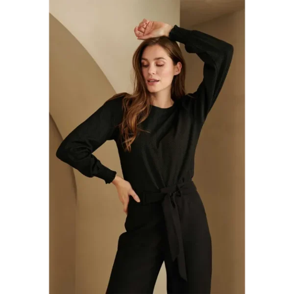 Lofty Manner Sweater Kelly PI104.2 Zwart