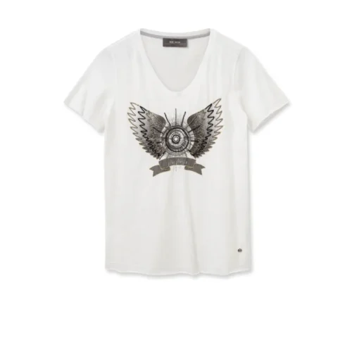 Mos Mosh T-shirt Gethi 165350 Wit
