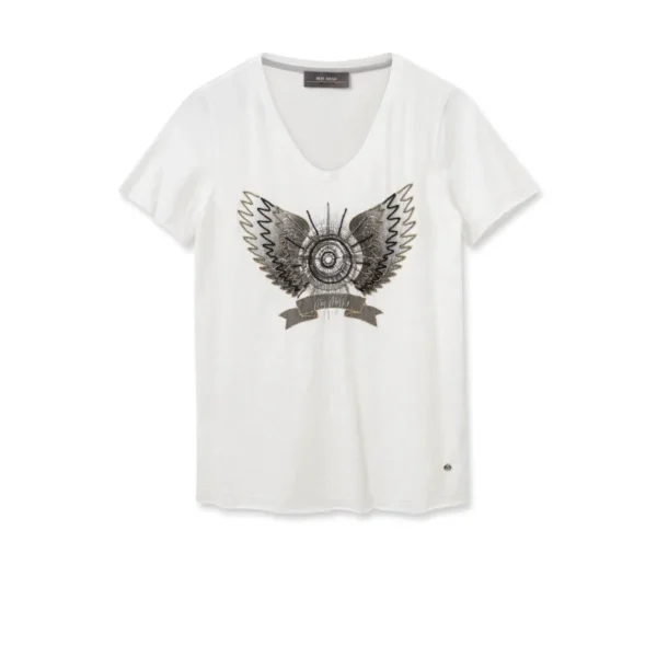 Mos Mosh T-shirt Gethi 165350 Wit