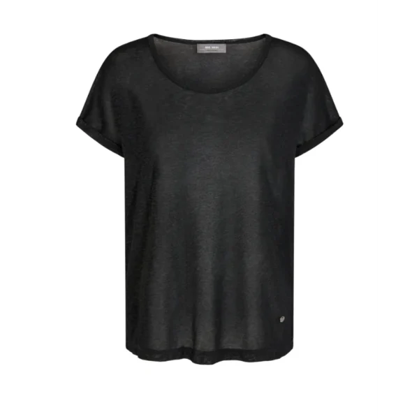 MOS-Mos Mosh T-shirt 121500 ZwartMOSH_FW24_801_121500 Mos Mosh T-shirt 121500 Zwart