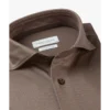 Profuomo Japanese Knit Overhemd PPVH30044C Taupe