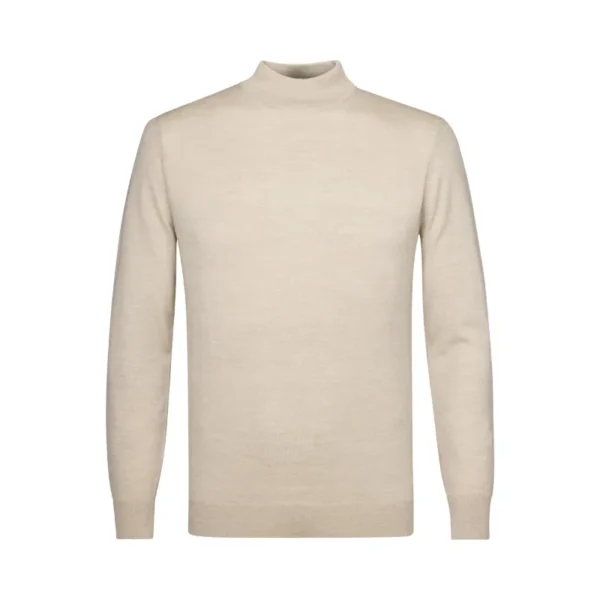 PPVJ30004F_103_P Profuomo Trui Merino PPVJ30004f Beige