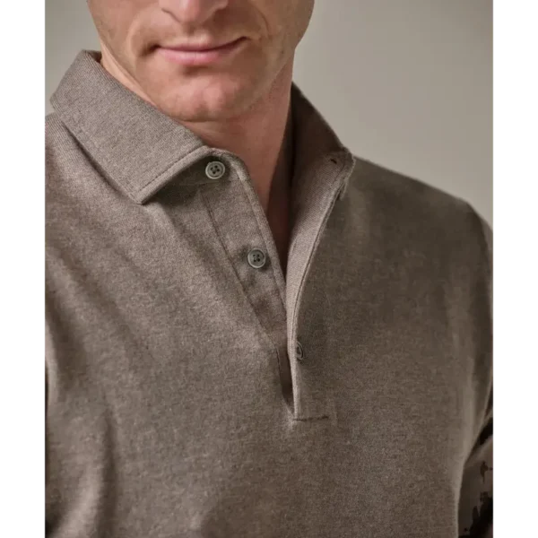 PPVJ30034E_101 Profuomo Luxury Polo PPVJ30034e Bruin