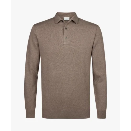Profuomo Luxury Polo PPVJ30034e Bruin