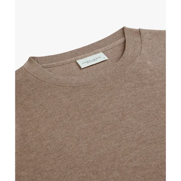 PPVJ30037C_102 Profuomo Luxury Trui PPVJ30037c Bruin