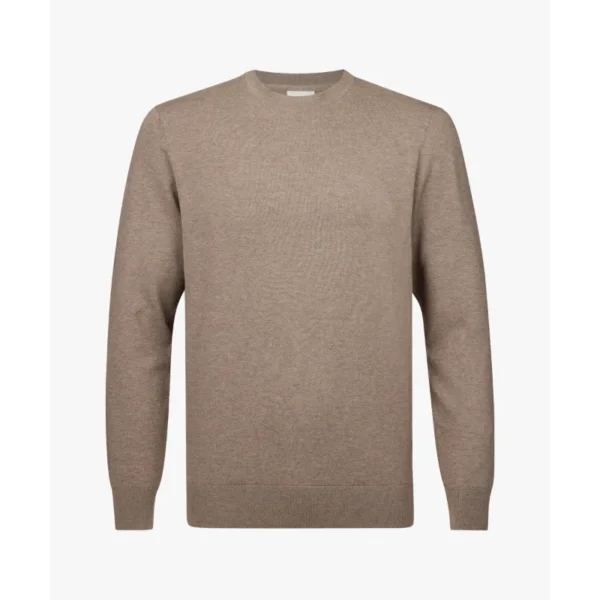 PPVJ30037C_103_P Profuomo Trui PPVJ30037c Bruin