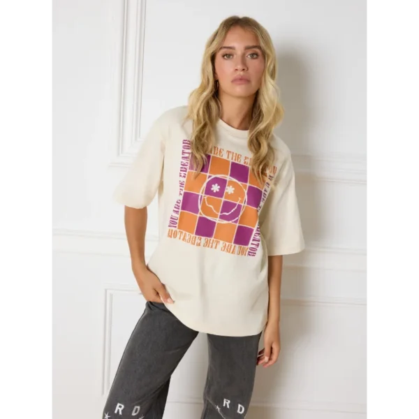 R2408713519_005_01 Refined Department T-shirt Maggy R2408713519 Off-White