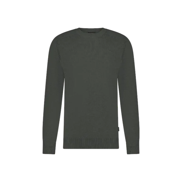 SAINT STEVE-SEPP-230515-BEETLE MEL_FRONT Saint Steve Trui Sepp 230515 Beetle Melange