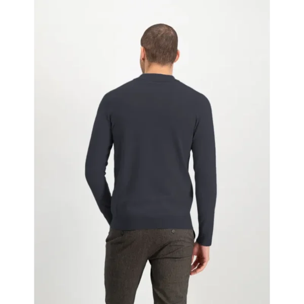 SAINTSTEVE_BEN_BEATLEMELANGE_BACK Saint Steve Trui Ben 19477 Indian Blue