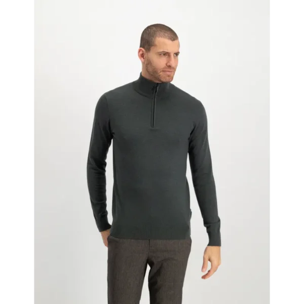 SAINTSTEVE_CAS_BEATLEMELANGE_FRONT Saint Steve Trui Cas 19480 Beetle Melange