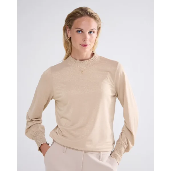 Summum-_fall-2024_130_3s5009-30644_4 Summum Top 3s5009-30644 Beige