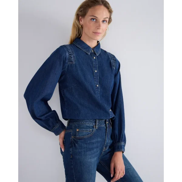 Summum-_fall-2024_453_2s3048-5156_5 Summum Blouse 2s3048-5156 Blauw